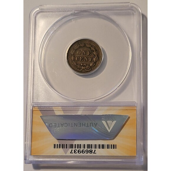 1859 Indian Head Cent XF40 ANACS - Picture 2 of 4